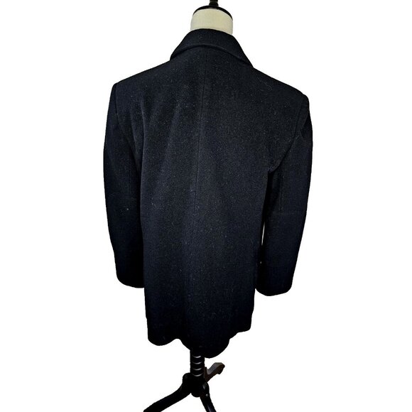 VTG HB ll by Harve Benard Holtzman Wool Nylon Cashmere Blazer Womens Sz 10 Black - Picture 5 of 8